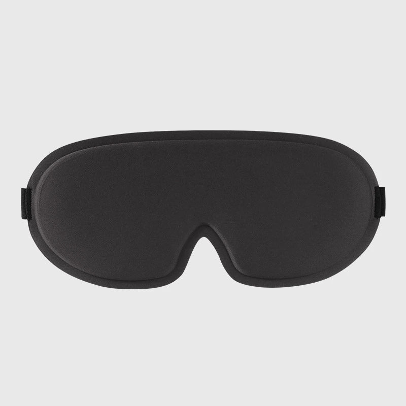 Supplier catalogue front photograph of the selected Round-Black sleep mask; not an AI image.